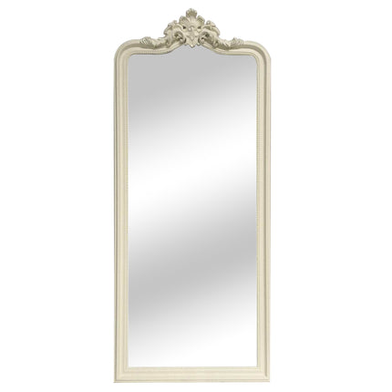 Cream Ornate Leaner Mirror 190cm