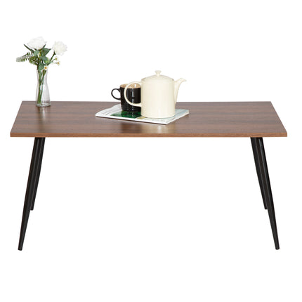 Wooden Style Coffee and Side Table Set - 3 Pcs-5056536100702-Bargainia.com