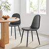 Ron Velvet Dining Chair - Grey