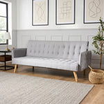 Canapé-lit double 3 places Mario Click Clack - Gris