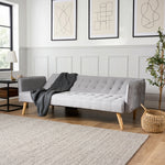 Canapé-lit double 3 places Mario Click Clack - Gris
