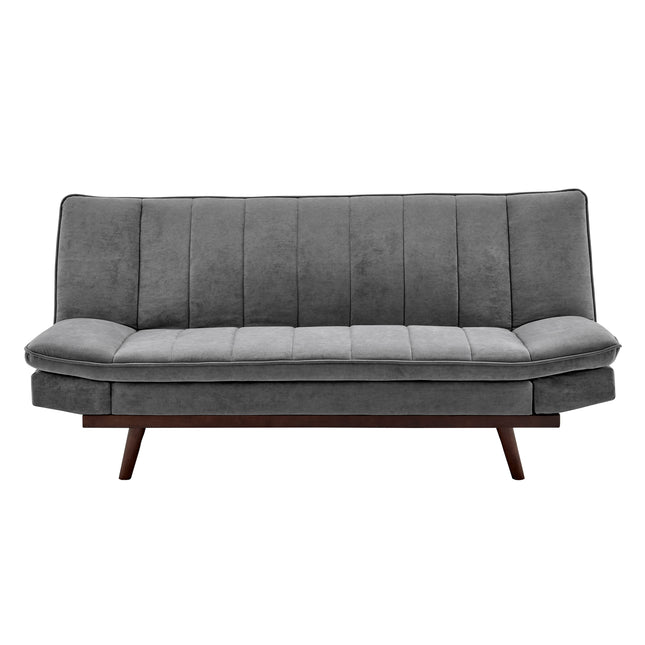 Mondaine Sofa Bed Click Clack Double - Grey Velvet