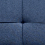 Canapé-lit 3 places bleu marine clic-clac - Britney