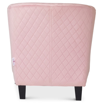 Tub Arm Chair - Stilo Velvet Pink