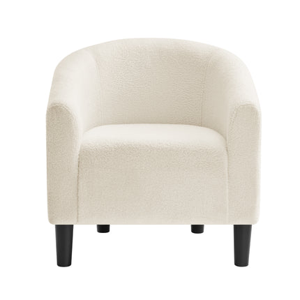 Cirrus Boucle Tub Chair - Cream