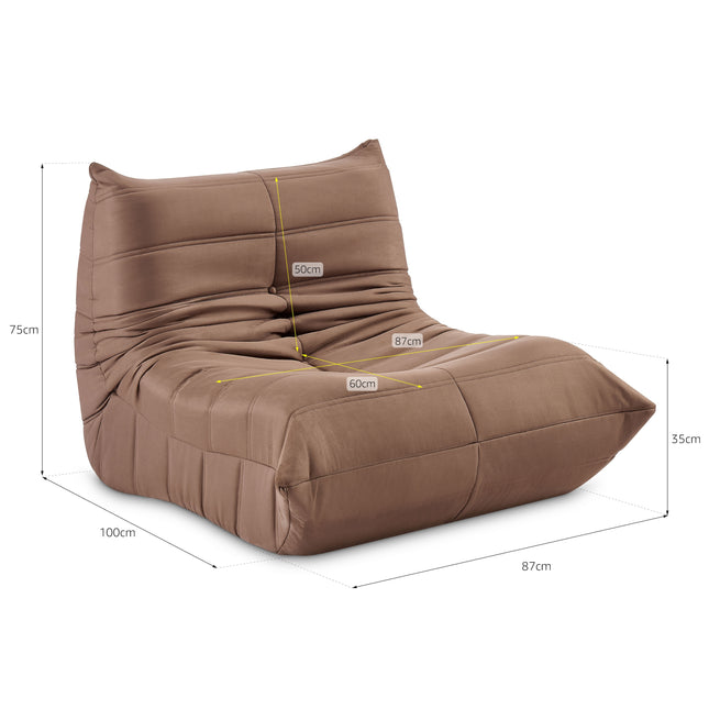 Cocoon Brown Lazy Lounge Chair