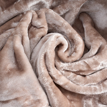 Soft Faux Mink Throw Thick Luxury Blanket - Mink-Bargainia.com