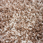 Tapis épais à poils longs beige mélangé - Californie