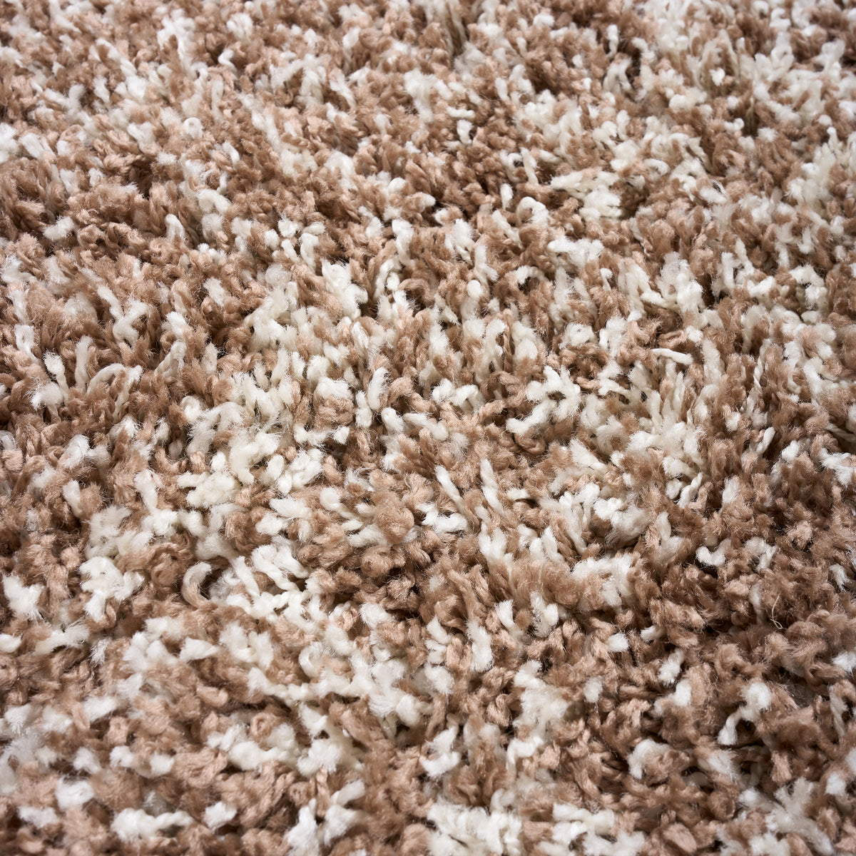 Tapis épais à poils longs beige mélangé - Californie