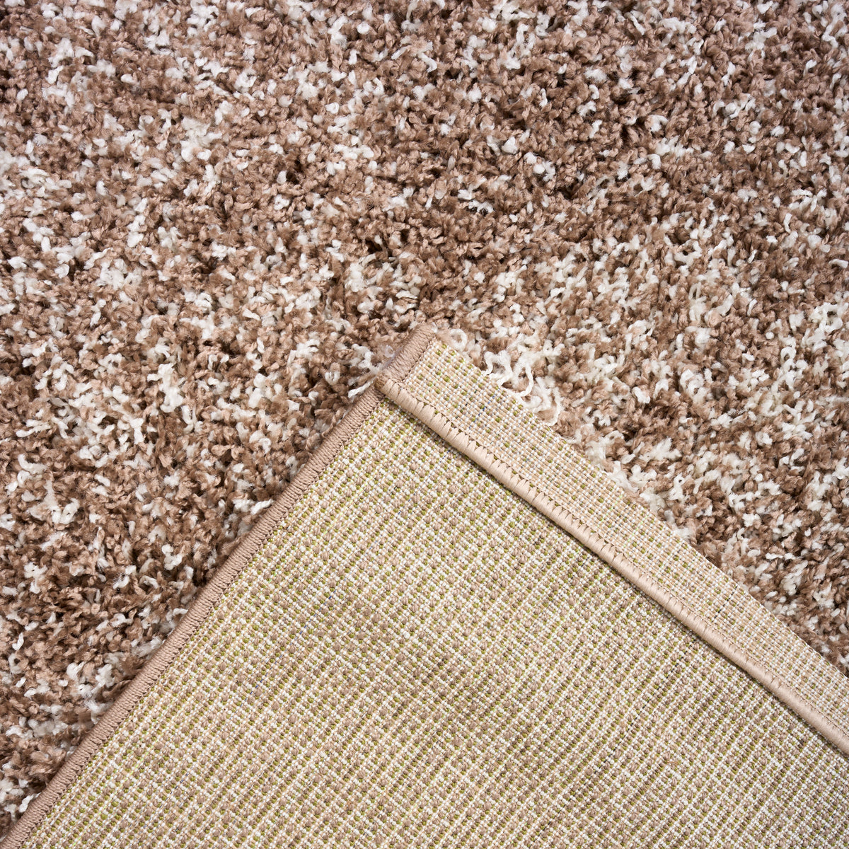 Tapis épais à poils longs beige mélangé - Californie