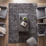 Mixed Grey Thick Shaggy Rug - California