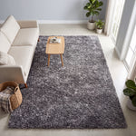 Mixed Grey Thick Shaggy Rug - California