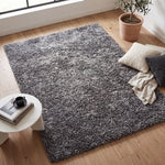 Mixed Grey Thick Shaggy Rug - California