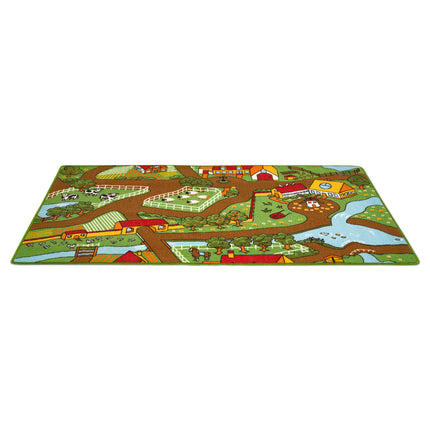 Farm Play Mat Nursery Play Room Non Slip Rug