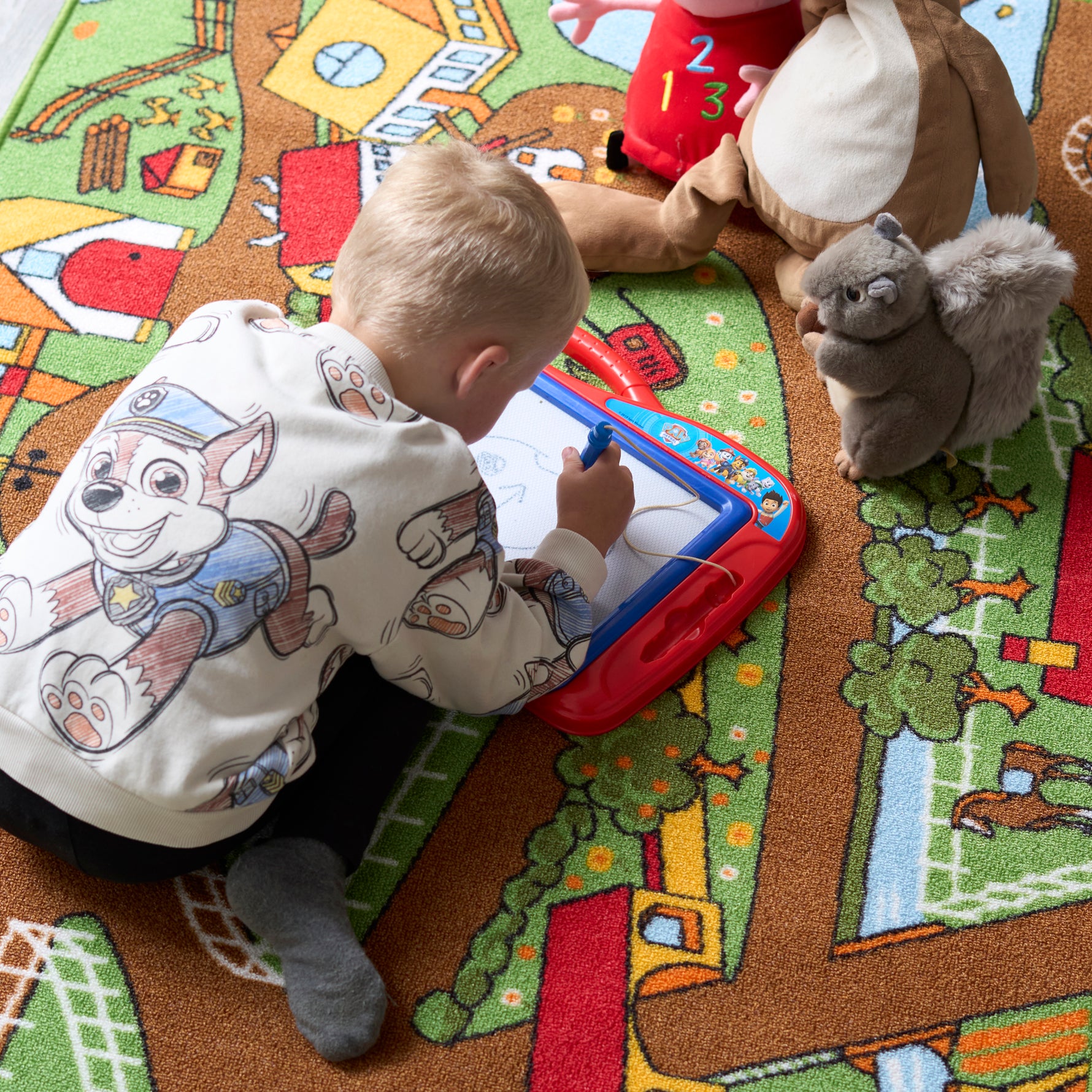 Farm Play Mat Nursery Play Room Non Slip Rug Play Mats Clearance