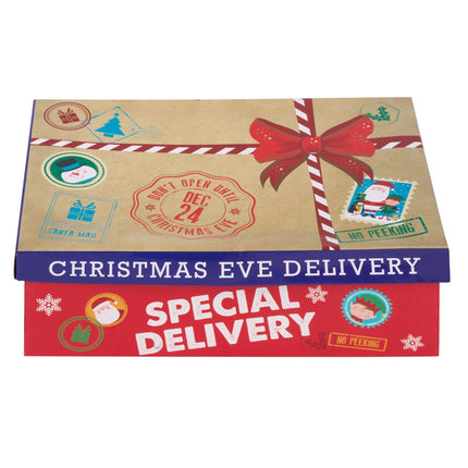 Special Delivery Festive Parcel Christmas Eve Box - Assorted Sizes-Bargainia.com