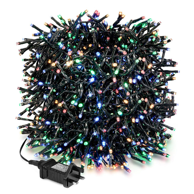 480 LED Cluster Lights - Multicoloured - 6m-5050565535603-Bargainia.com