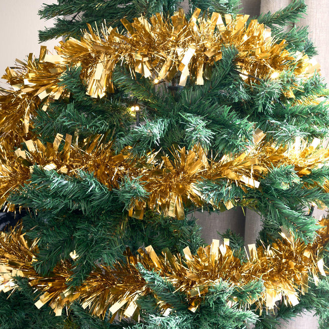 2m Thick Tinsel - Gold-5050565289087-Bargainia.com