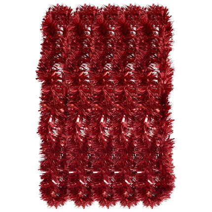 2m Thick Tinsel - Red-Bargainia.com