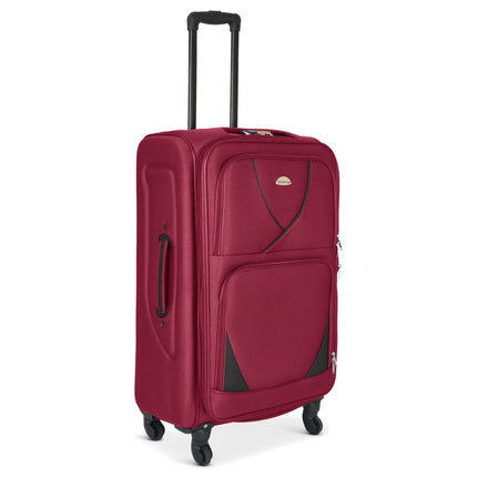 Suitcase Luggage Set On Wheels - 4 Pieces, Assorted Colours-Bargainia.com