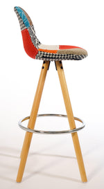 Barcelona Bar Stools - Multicoloured Patchwork Clearance