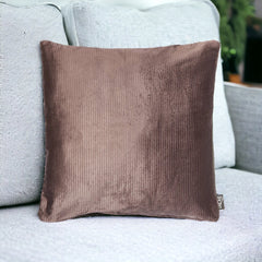 Aubergine Metallic Filled Decorative Throw Scatter Cushion - 45 x 45cm-Bargainia.com