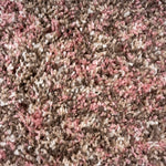 Pink & Brown Blend Shaggy Rug - Enjoy