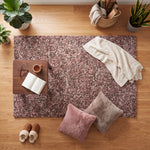 Pink & Brown Blend Shaggy Rug - Enjoy