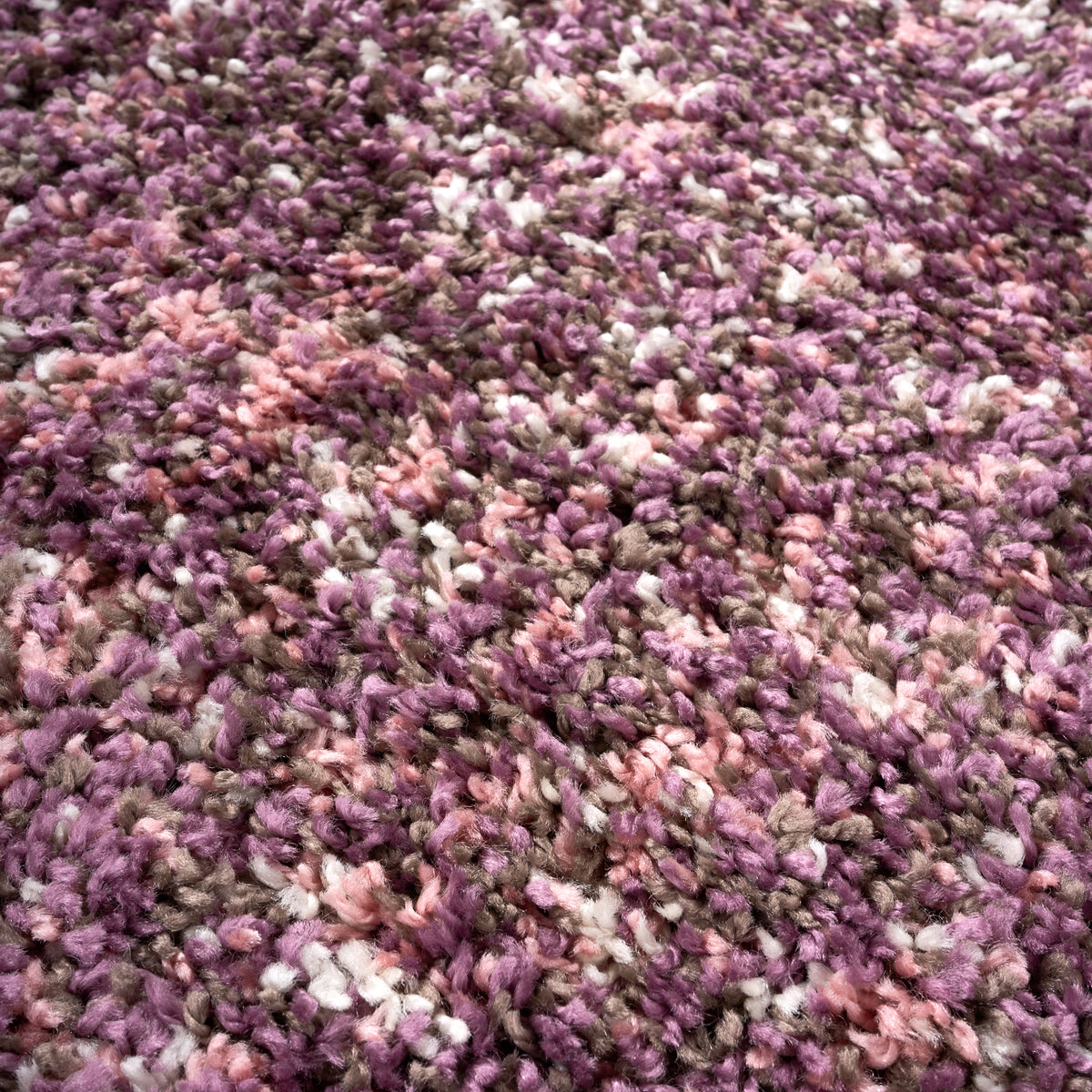 Pink & Purple Blend Shaggy Rug - Enjoy