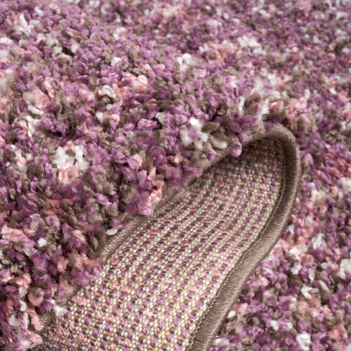 Pink & Purple Blend Shaggy Rug - Enjoy