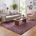 Pink & Purple Blend Shaggy Rug - Enjoy