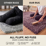 Enjoy Pink Mottled Shaggy Rug, Thick 40mm Pile, Non-Shedding Polypropylene, Hessian Backed, Multiple Sizes