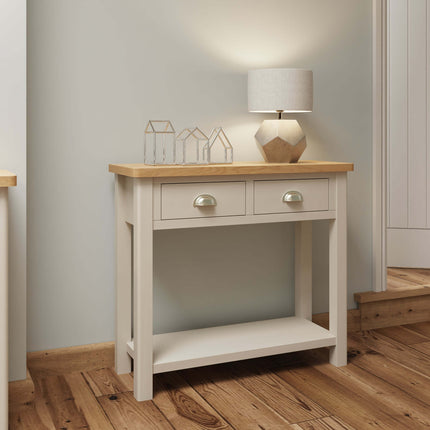 Maya Dove Grey Oak Console Table