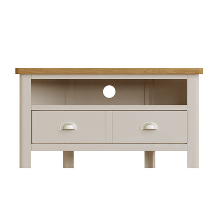 Maya Dove Grey Corner TV Unit