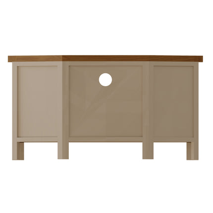 Maya Dove Grey Corner TV Unit