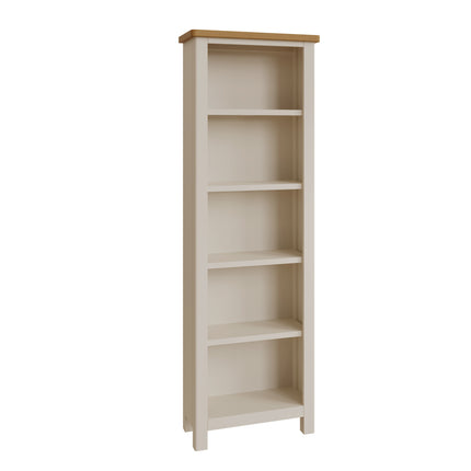 Maya Dove Grey Oak Large Bookcase