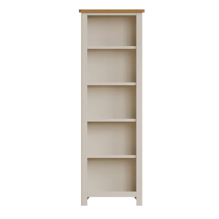 Maya Dove Grey Oak Large Bookcase