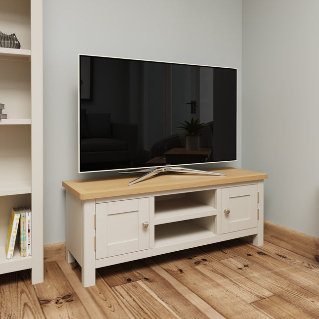 Maya Dove Grey Oak Large TV Unit