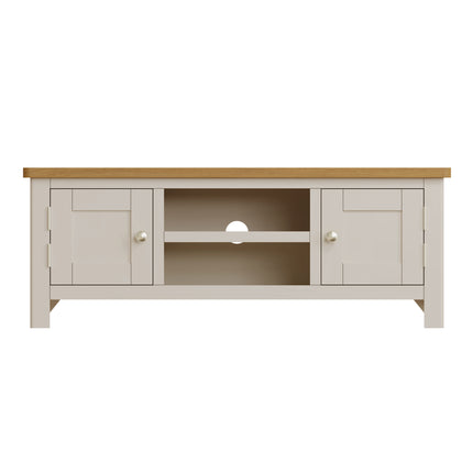 Maya Dove Grey Oak Large TV Unit