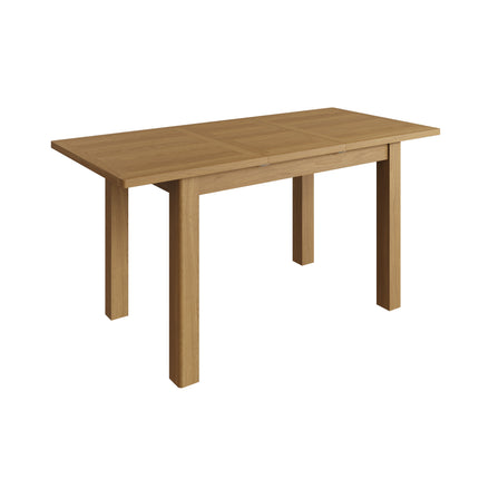 Clara Rustic Oak 1.2M Extending Dining Table