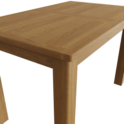 Clara Rustic Oak 1.2M Extending Dining Table