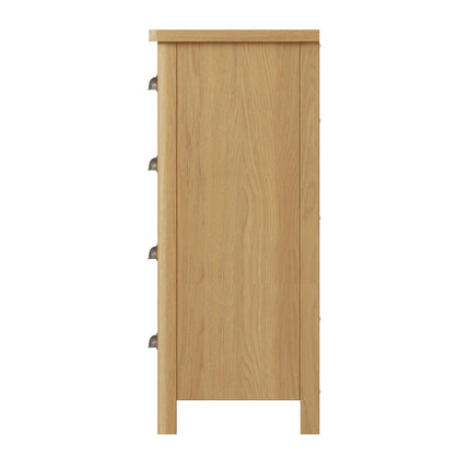 Clara Rustic Oak 2 Over 3 Chest of Drawers