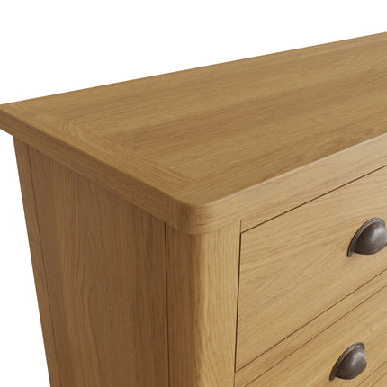 Clara Rustic Oak 6-Drawer Chest Of Drawers