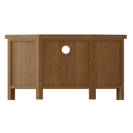 Clara Rustic Oak Corner TV Unit