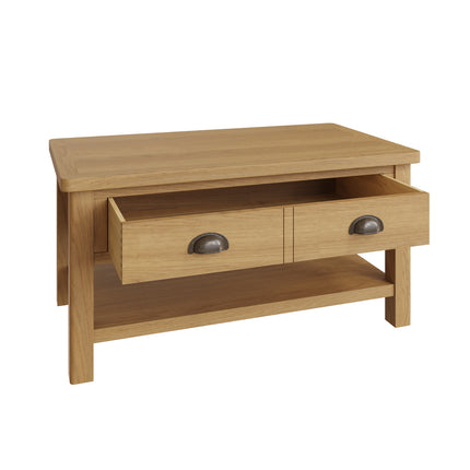 Clara Rustic Oak Large Coffee Table