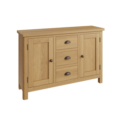 Clara Rustic Oak Large Sideboard