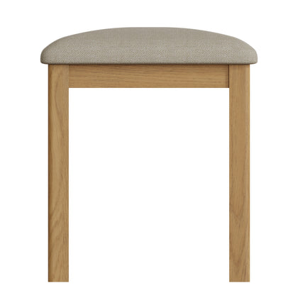 Clara Rustic Oak Stool