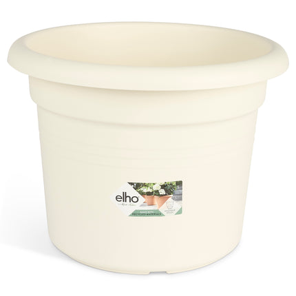 ELHO 34cm Cotton White Round Plant & Flower Pot