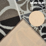 Stair Runner Non-Slip Kitchen Mat - Daisy Grey Stair Runner Rug Masters