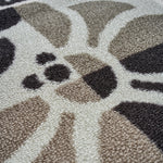 Stair Runner Non-Slip Kitchen Mat - Daisy Grey Stair Runner Rug Masters